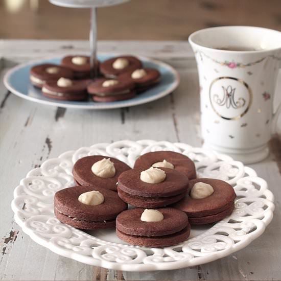 Vegan Chocolate Cookies with Tahini