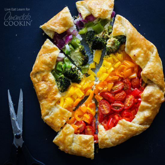 Vegetable Rainbow Tart