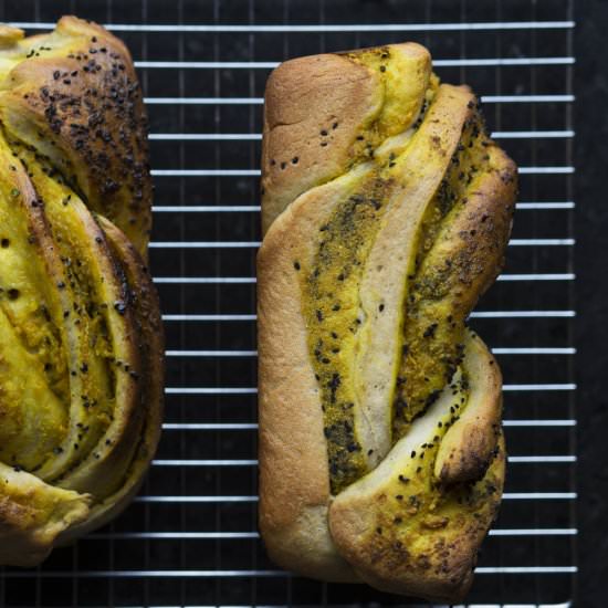 Sesame Turmeric Bread