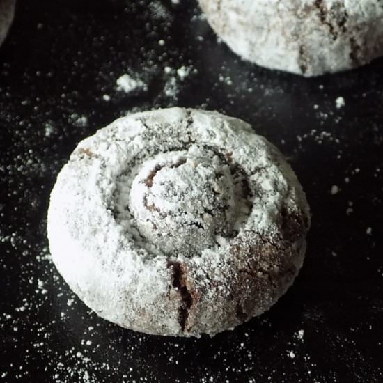 Flourless Hazelnut Cocoa Cookies