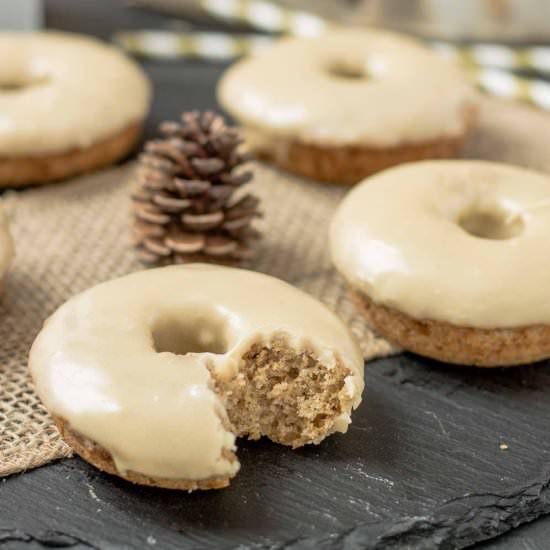 Apple Cider Donuts with Maple Frost