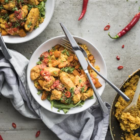 Tumeric Chicken with Cauliflower