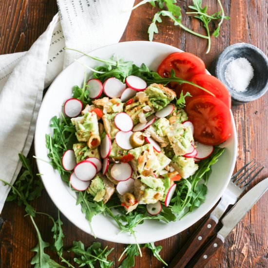 Deconstructed Avocado Toast Salad