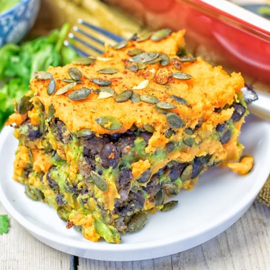 Avocado Pesto Potato Casserole