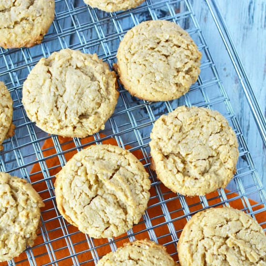 Oatmeal Gingerbread Cookies