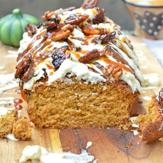 White Chocolate Pumpkin Bread