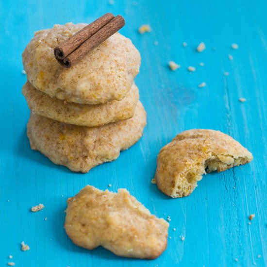 Soft Pumpkin Cream Cheese Cookies