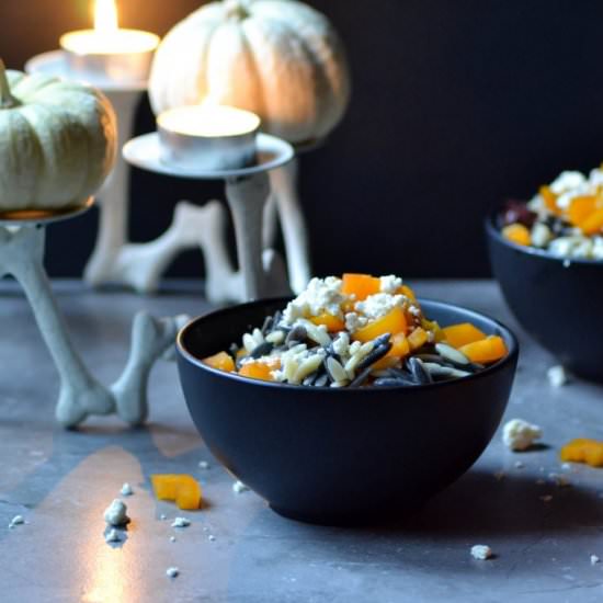Halloween Mediterranean Pasta Salad