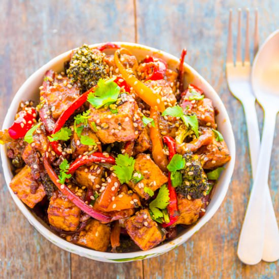 Chinese Stir-Fried Tofu