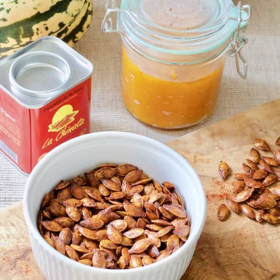Smoked Paprika Roasted Pumpkin Seed