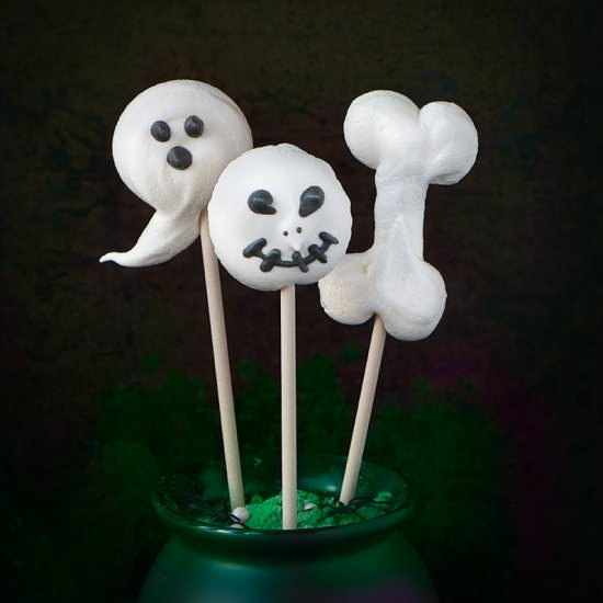 Halloween Meringues