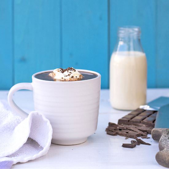 thick French hot chocolate