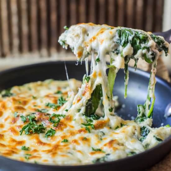 Cauliflower Creamed Spinach