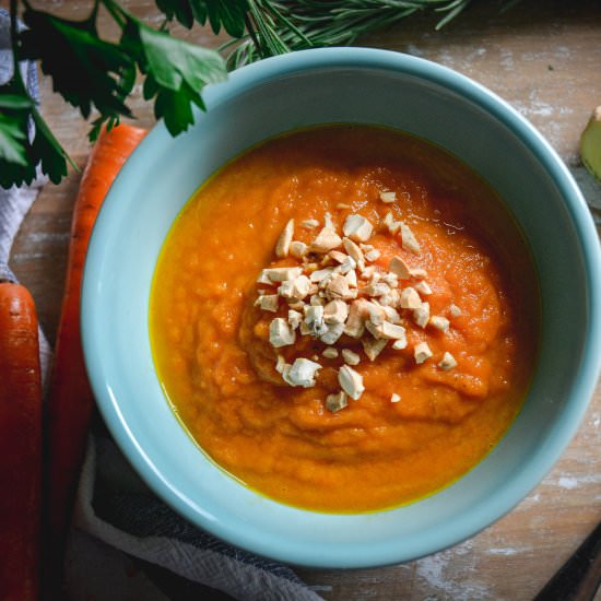 Roasted Carrot and Ginger Soup
