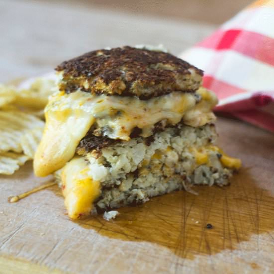 Cauliflower Bread Grilled Cheese