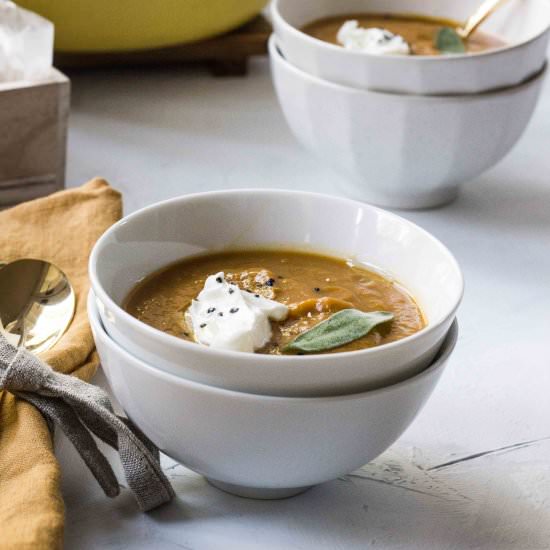 Vegan Sweet Potato Soup