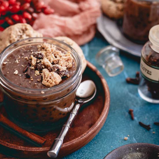 Dirty Chai Tapioca Pudding