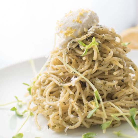 Creamy Lemon Ricotta Pesto