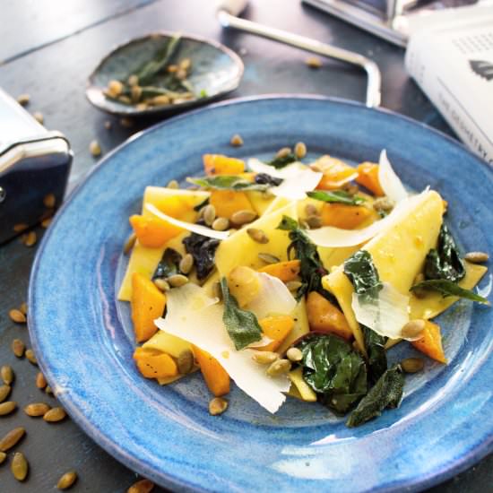 Pasta with Pumpkin and Brown Butter