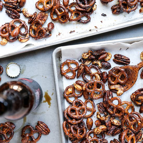 Sweet and Spicy Snack Mix