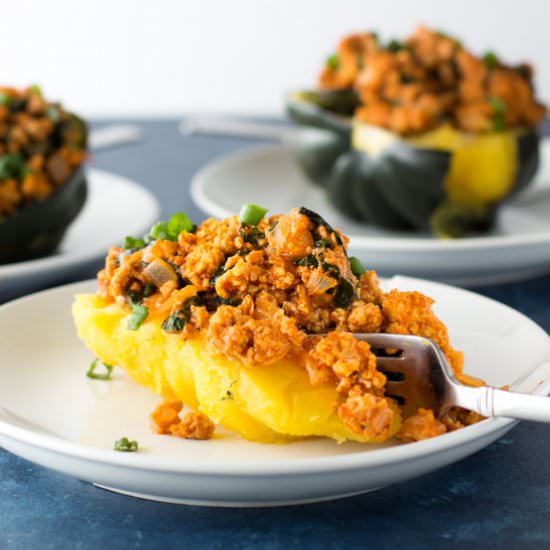 Sloppy Joe Stuffed Squash