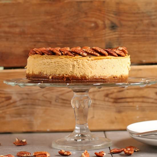 Vegan Pumpkin Cheesecake