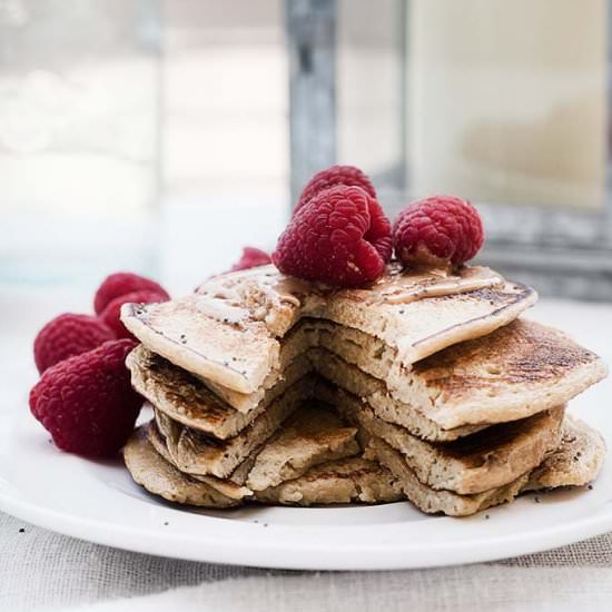 Healthy Banana & Oats Pancakes