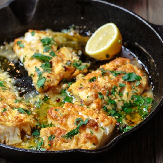 Greek Style Baked Cod