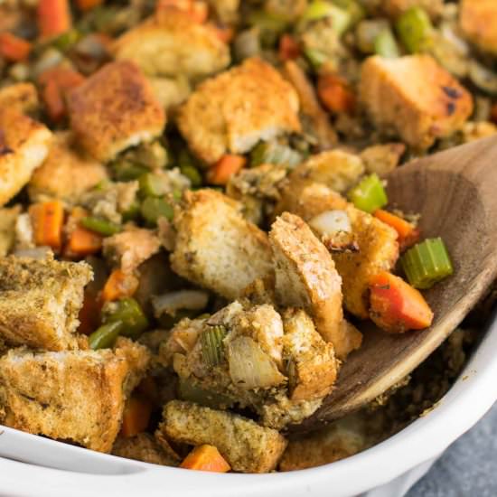 Easy Vegan Stuffing