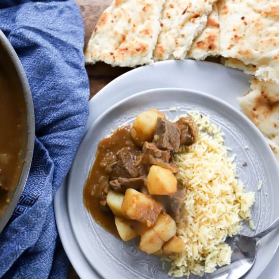 Potato and Beef Curry