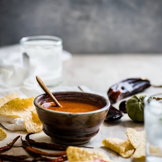 Toasted Red Chile Salsa