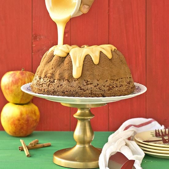 Olive Oil & Apple Bundt Cake