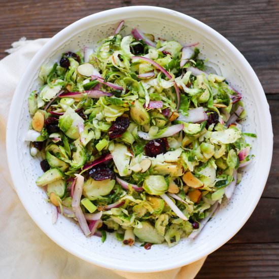 Roasted Brussels Sprouts Salad