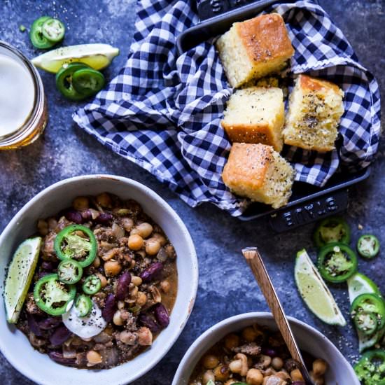 Miso Jalapeno Beef Chil