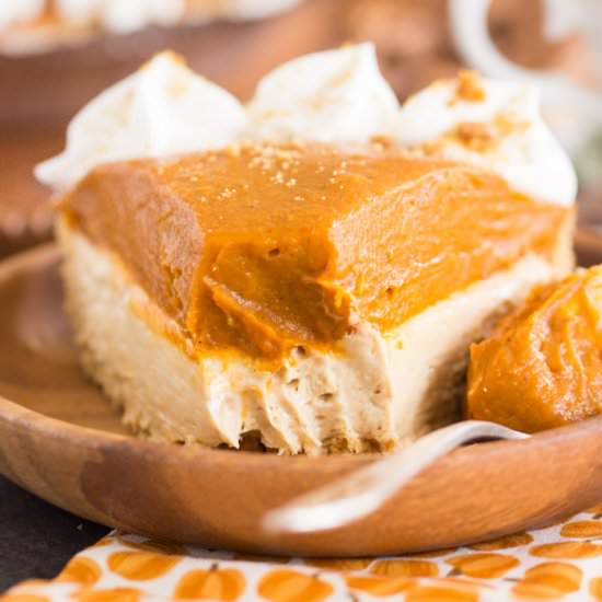 Biscoff Pumpkin Cheesecake
