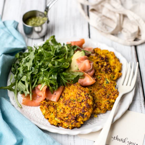 Wonky Vegetable Breakfast Fritters
