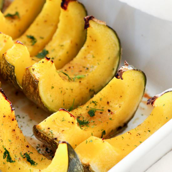 Easy Oven-Baked Maple Squash