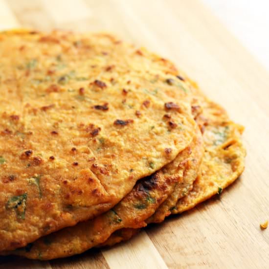 Sweet Potato Paratha Flatbread