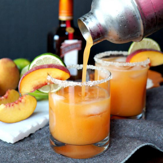 Peach Lime Margaritas