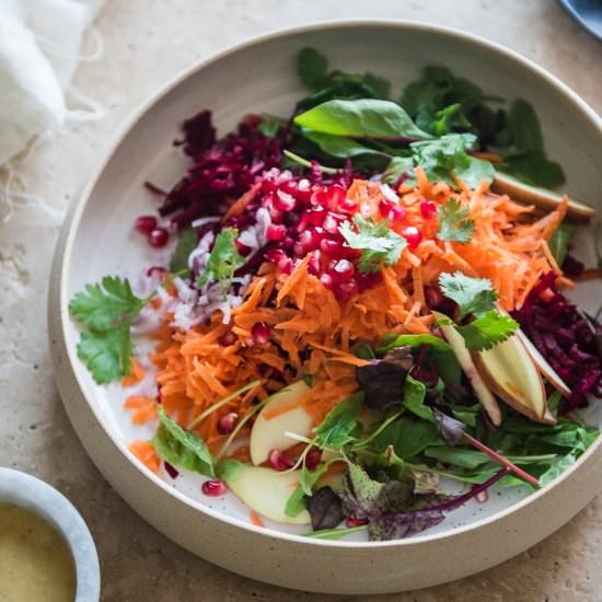 Beet Carrot Apple Salad