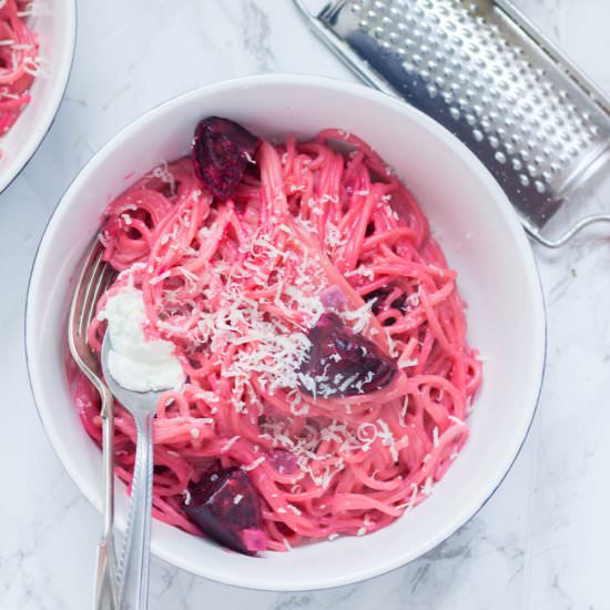 Roasted Beetroot One-Pot Pasta