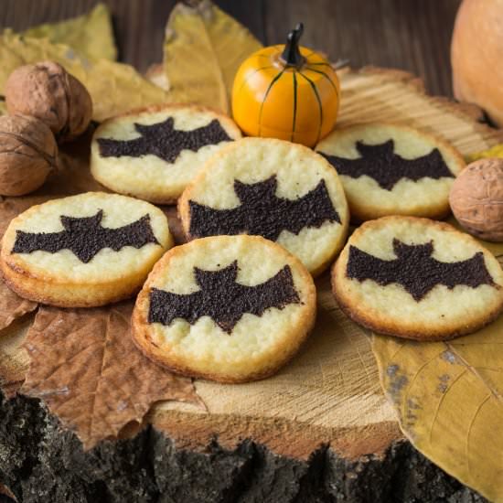 Halloween Bat Cookies