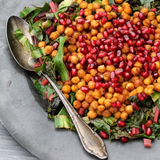 Buffalo Crispy Chickpeas