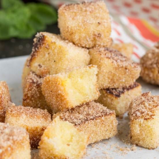 Pumpkin Spice Pound Cake Churros