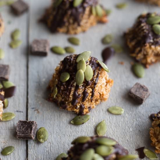 Pumpkin Spice Coconut Macaroons