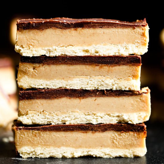 Healthy homemade paleo twix