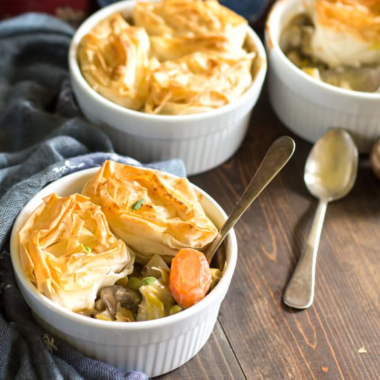 Easy Vegetable Pot Pie with Fillo