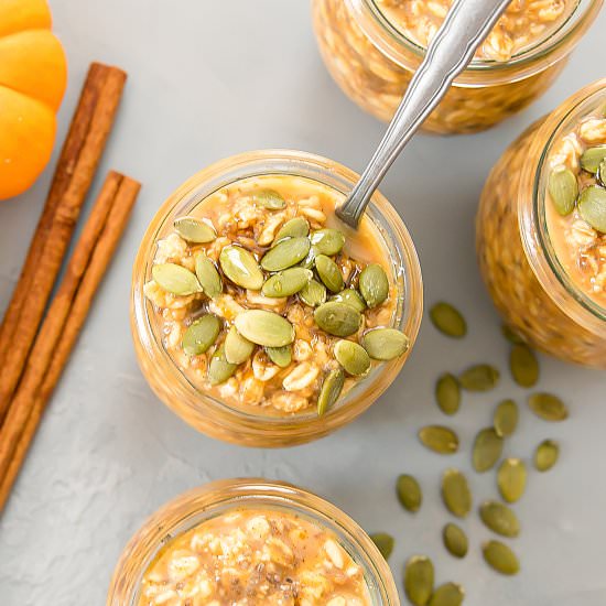 Pumpkin Pie Overnight Oats