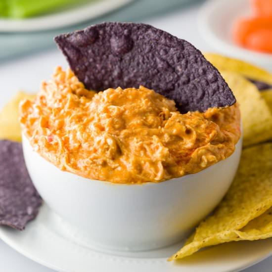 Buffalo Chicken Dip with Feta