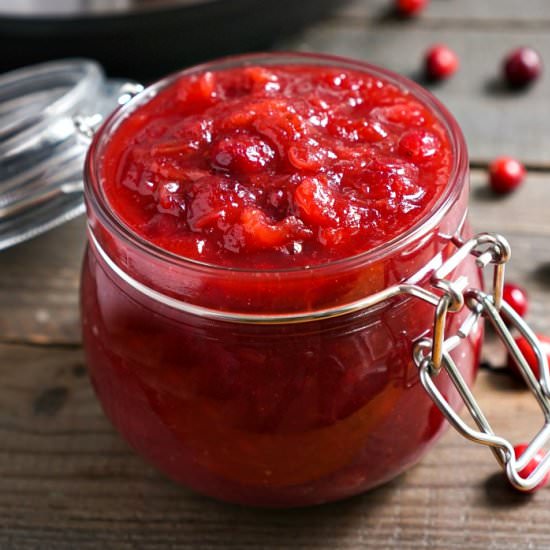 Instant Pot Cranberry Sauce